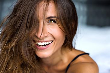 woman smiling | Garran Dentist