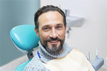 man with dental implants in garran